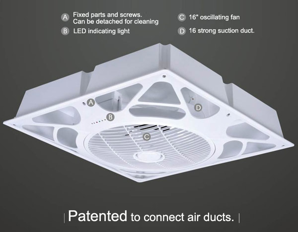 Weili External Duct Energy Saving Fans Weili Ceiling Type